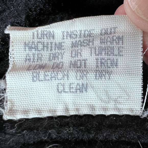 Patagonia 3/4 Zip Black Teal Pink Pullover Long Sleeve Size 12 - Picture 8 of 8